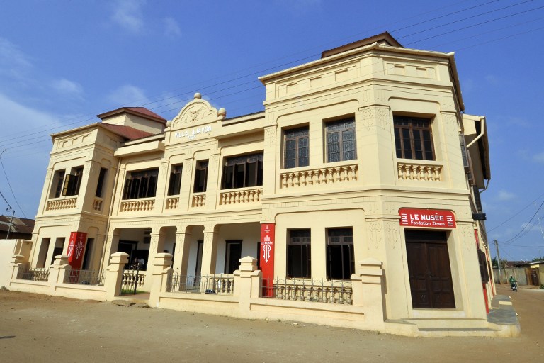  the renovated villa Ajavon, which was originally built in 1922, where the new Zinsou museum and contemporary arts center has been established, in Ouidah.