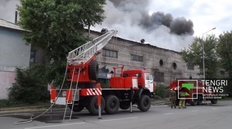 Fire destroys Semey gas fitting plant