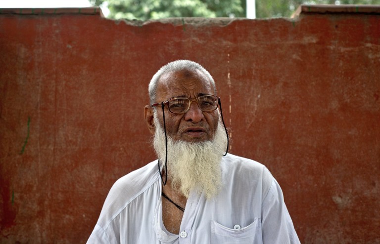 Elderly Indian doctor Mohammed Gyas. ©AFP