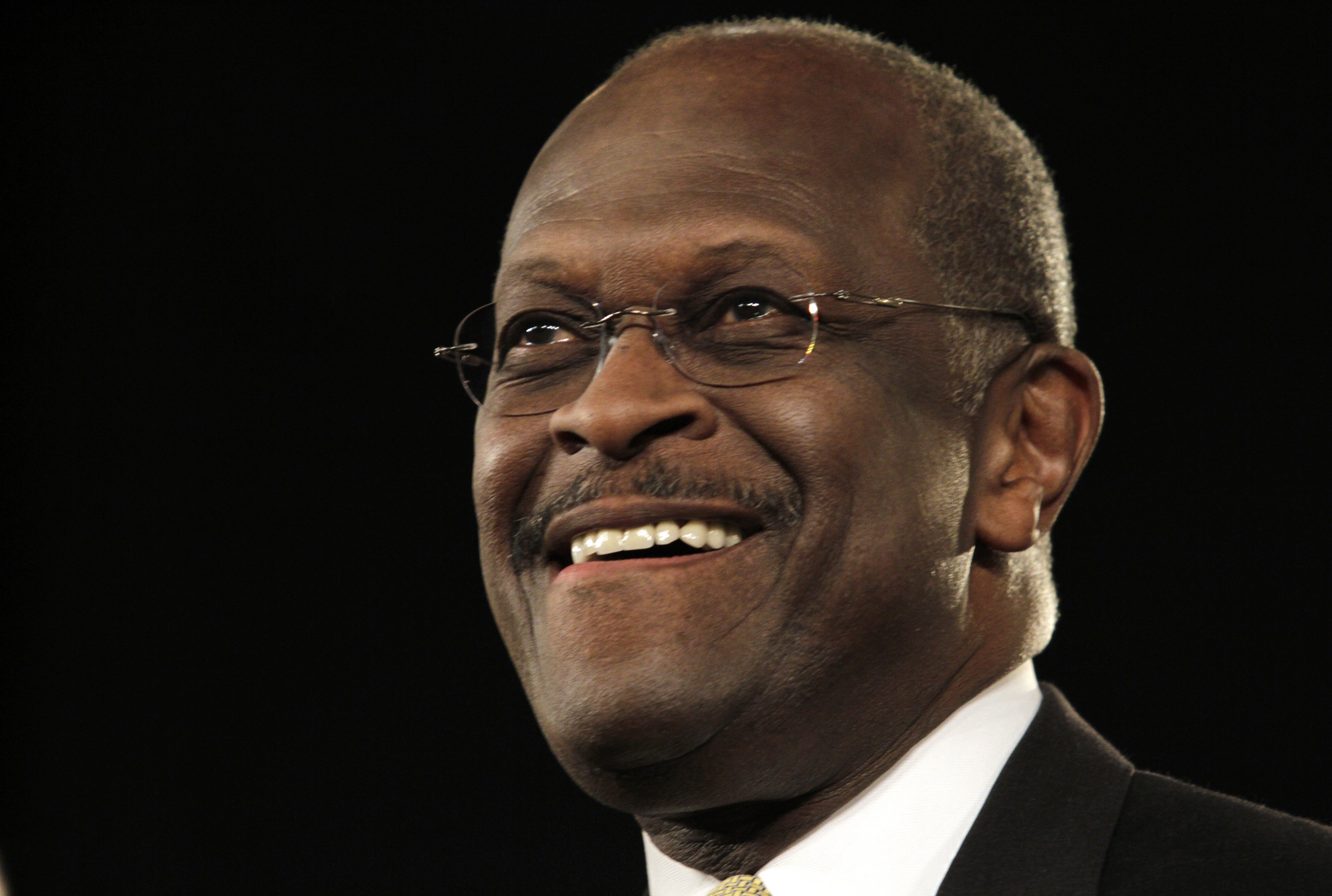 Republican presidential candidate businessman Herman Cain. ©REUTERS/John Adkisson - RTR2TY0C