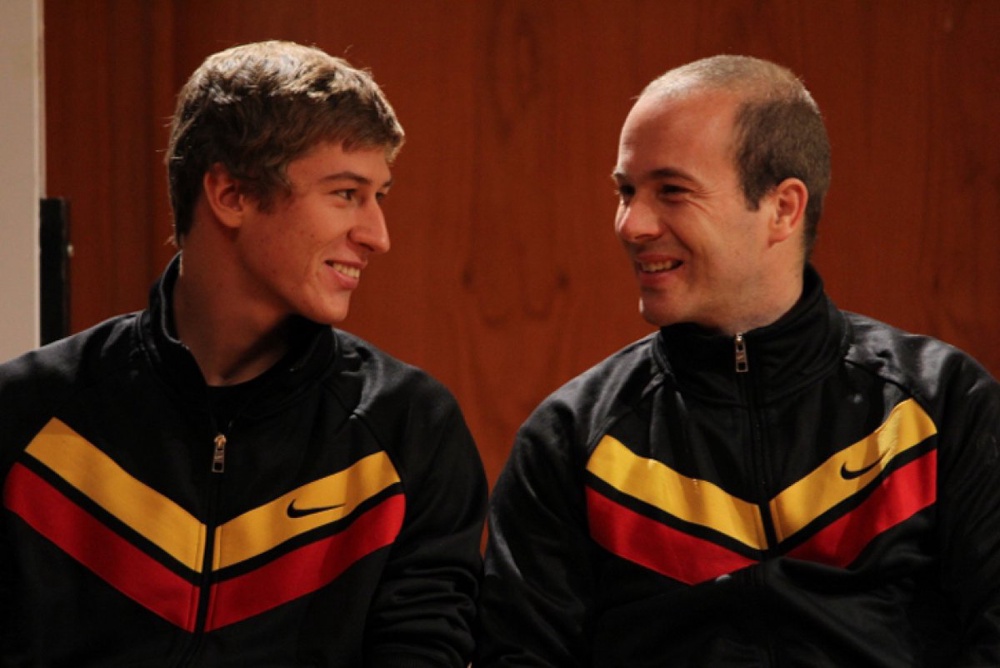 Belgium tennis players are in a good mood. ©Vesti.kz