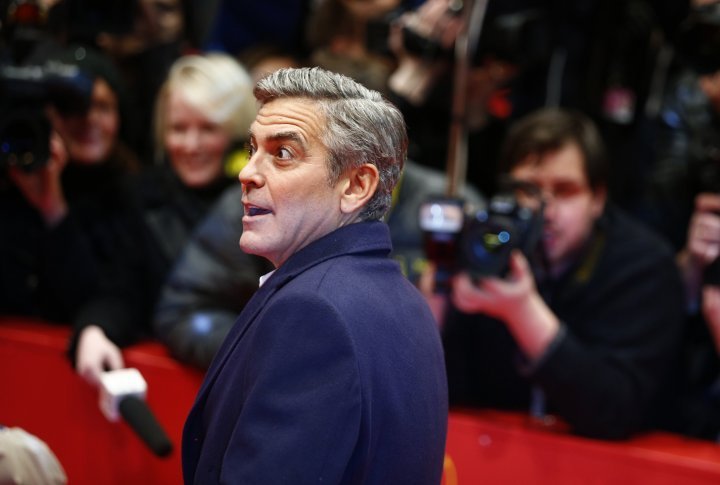 George Cloony on the red carpet of the Berlinale. ©Reuters