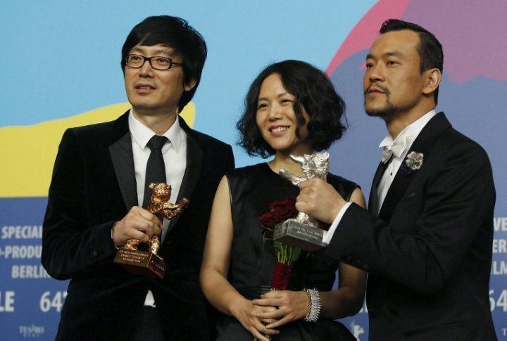 The shooting team of the Chinese film <i>Black Coal, Thin Ice</i>. ©Reuetrs