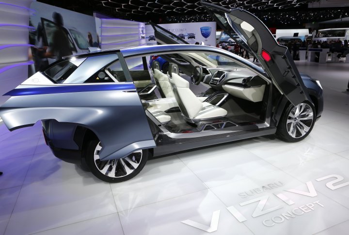Subaru Viziv 2 concept is a future crossover that will replace the aged Tribeca. ©REUTERS