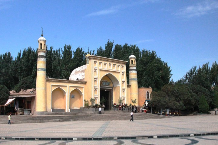 The Id Kah mosque, which is the largest mosque in Xinjiang and one of the three most respected mosques in Central Asia, was the next sight visited in Kashgar. Its other name “Aitigaer” translates from Uighur as "festive". ©Vladimir Prokopenko