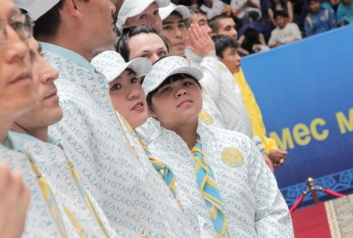 Member of Kazakhstan national weightlifting team Zulfiya Chinshanlo. Photo by  Danial Okassov©