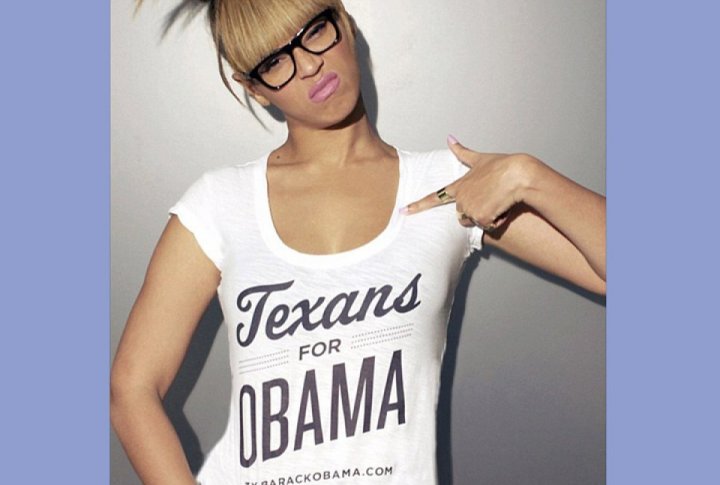 Beyonce votes for Obama. ©Beyonce\instagram.com
