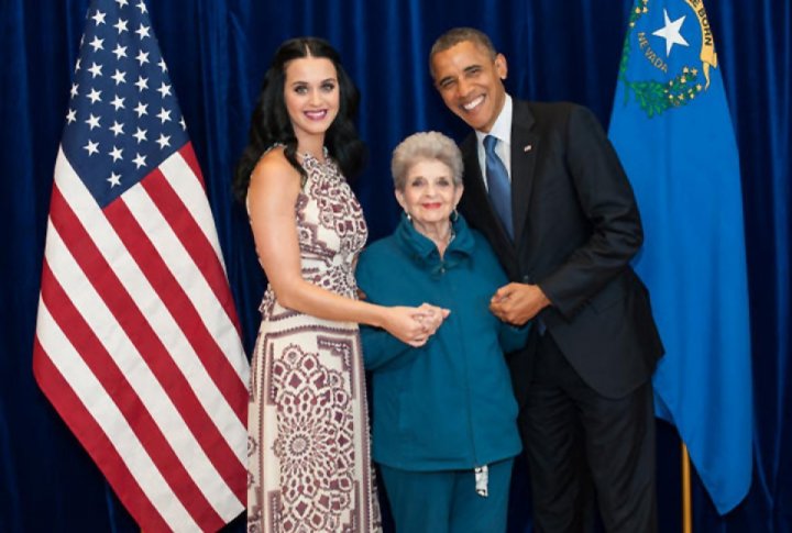 Katy Perry with Barack Obama. ©twitter.com\katyperry