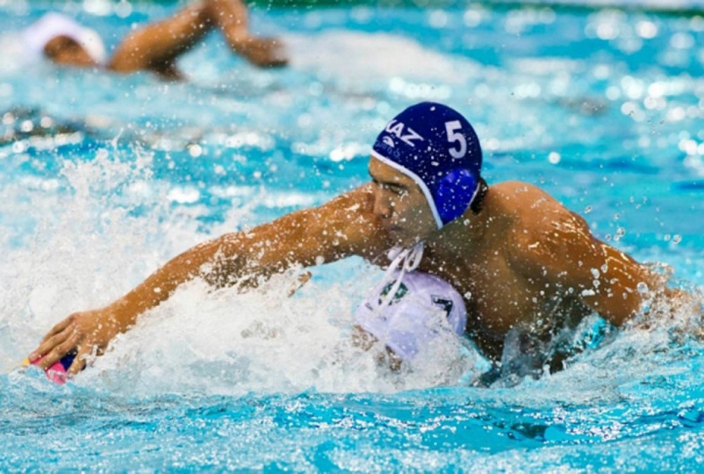 Murat Shakenov in the game. Photo courtesy of asianswimmingfederation.org