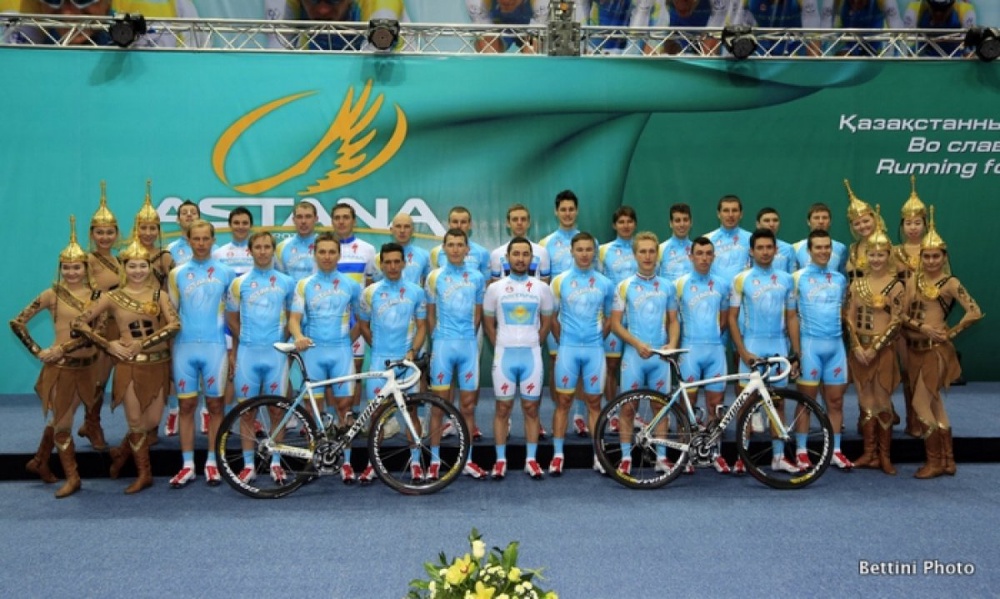 Photo courtesy of the press-service of Astana cycling team