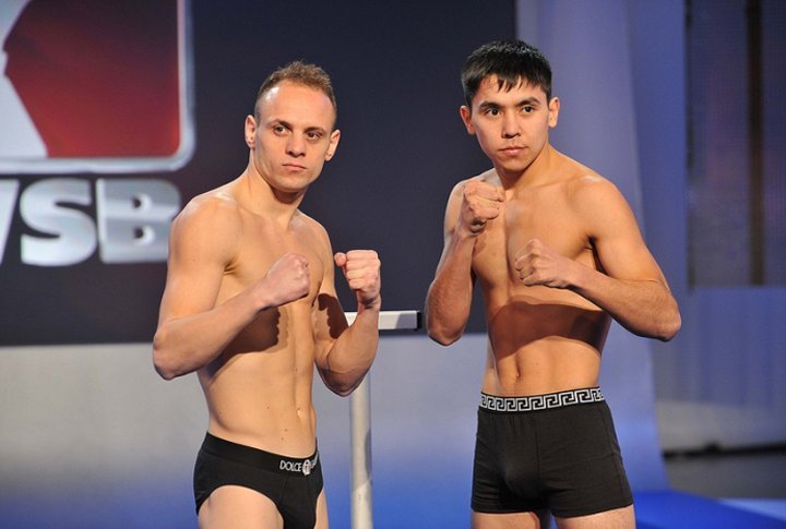 Bantamweight category: Vincenzo Picardi vs Yelik Abdraimov. Photo courtesy of WSB official website