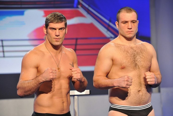 Heavyweight category: Clemente Russo vs Mikhai Nistor. Photo courtesy of WSB official website