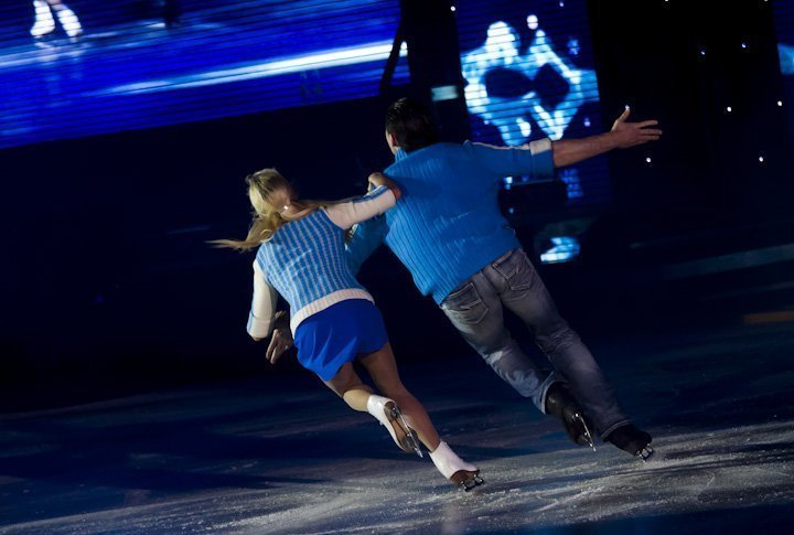 Olympic champions Tatyana Totmyanina and Maksim Marinin. Photo by Vladimir Dmitriyev©
