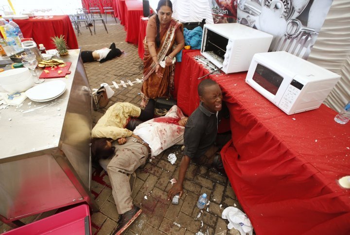 Wounded people pleading for help in Westgate mall in Nairobi, September 21, 2013. ©REUTERS