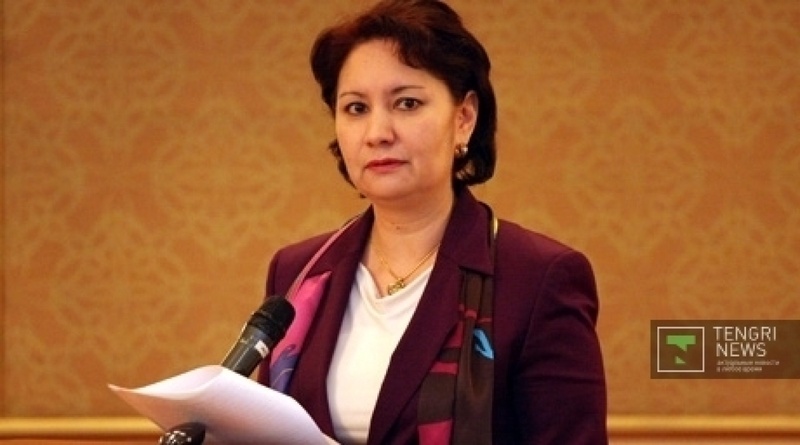 Labour Minister Ms. Gulshara Abdykalikova. ©Yaroslav Radlovsky 