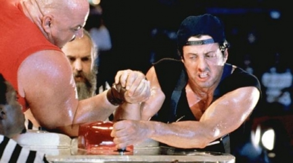 The snapshot from "Over the Top" film, starring Sylvester Stallone.