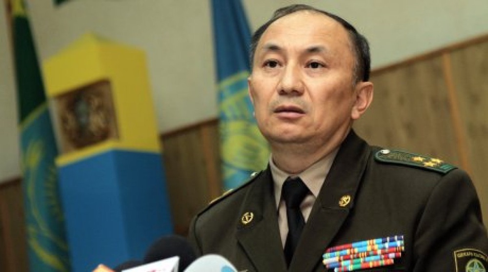 Director of frontier service of Kazakhstan National Security Commission, head of the General Staff Turganbek Stambekov. Photo by Danial Okassov©