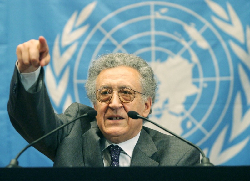 UN and Arab League peace envoy Lakhdar Brahimi. ©REUTERS/Ceerwan Aziz