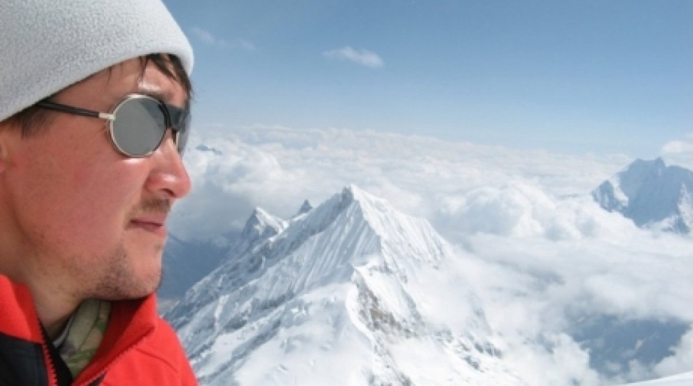 Kazakhstan mountain climber Maksut Zhumayev. Personal archive photo