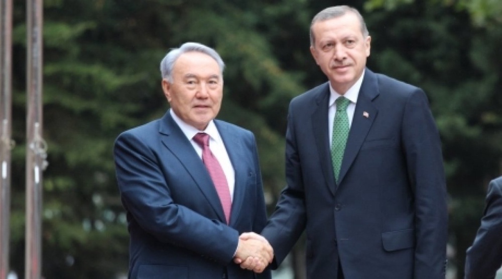 Kazakhstan President Nursultan Nazarbayev and Prime-Minister of Turkey Recep Tayyip Erdogan. Photo by Dmitriy Khegai©