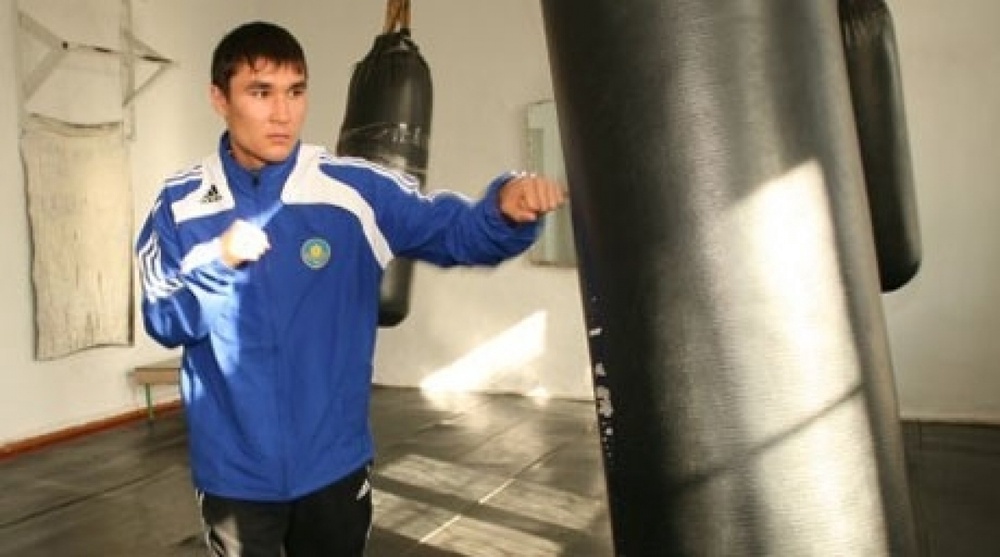 The gold medal winner Serik Sapiyev. Tengrinews.kz stock photo
