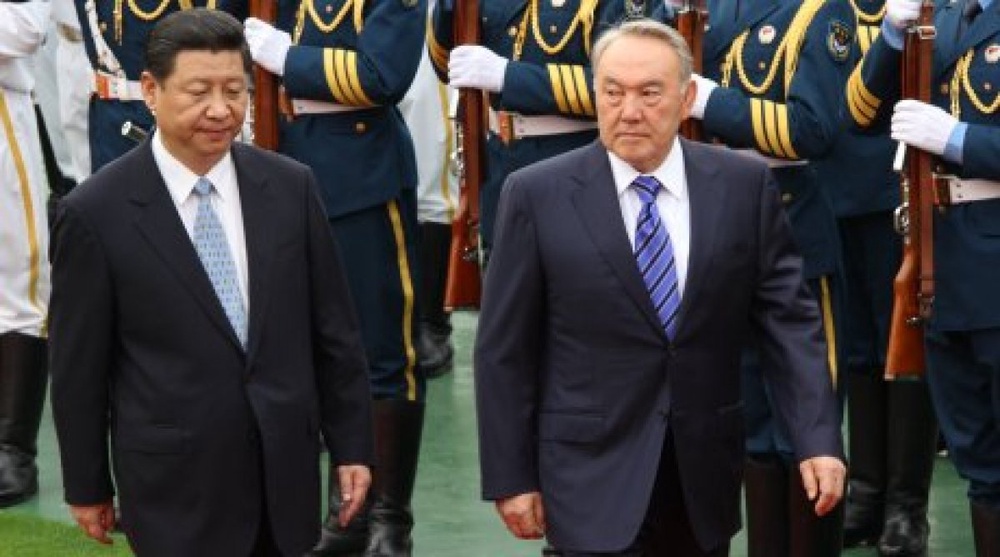 China’s President Xi Jinping and President of Kazakhstan Nursultan Nazarbayev. ©Dmitriy Khegai