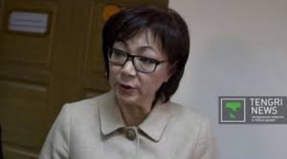 Minister of Healthcare Salidat Kairbekova. Photo a courtesy of tengrinews.kz