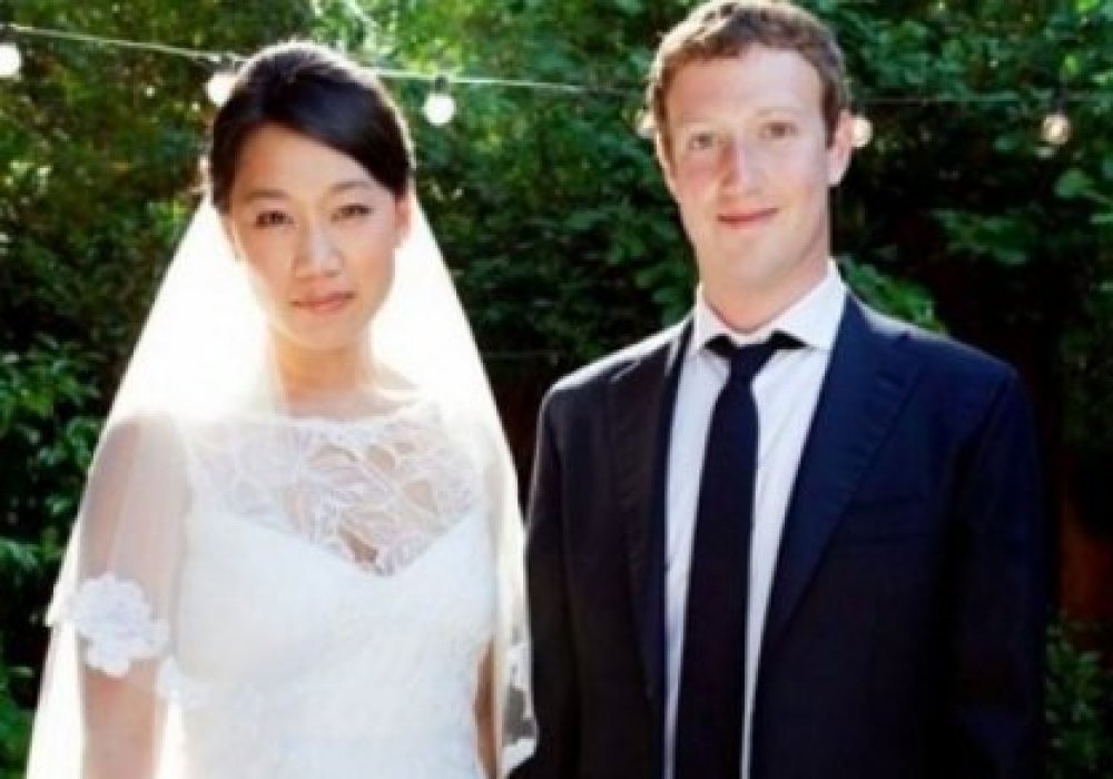 Priscilla Chan and Mark Zuckerberg. Photo from facebook page of Mark Zuckerberg
