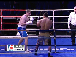 Heavyweight: Ruslan Myrsatayev (Kazakhstan) vs Eric Brechlin - TKO R2 03:00.