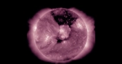NASA captures monstrous coronal hole