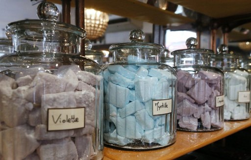 Jars with marshmallows. ©AFP