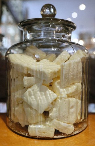A jar with marshmallows. ©AFP