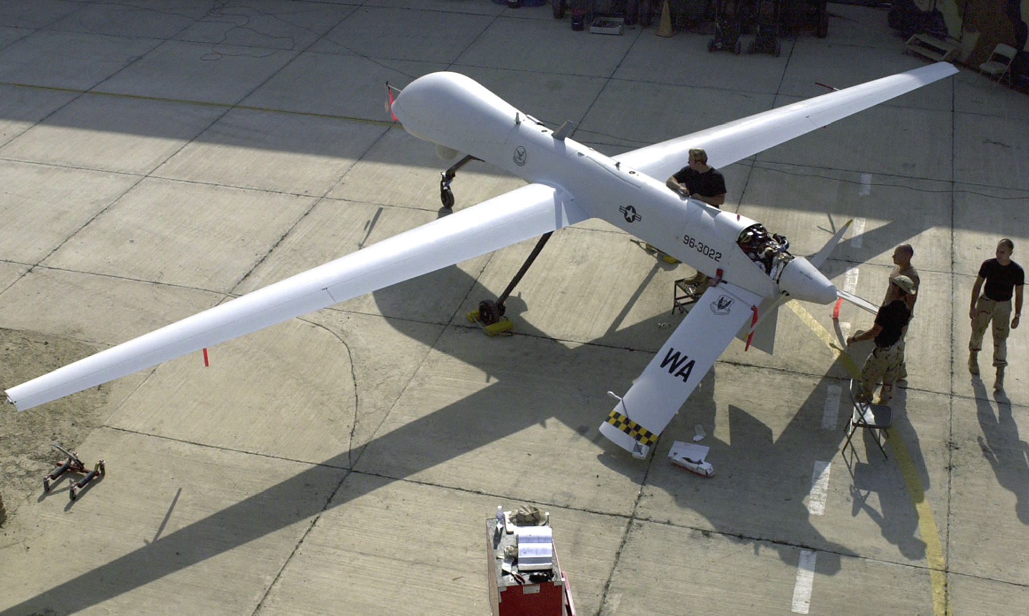 Predator unmanned aerial vehicle. ©REUTERS/Ho New