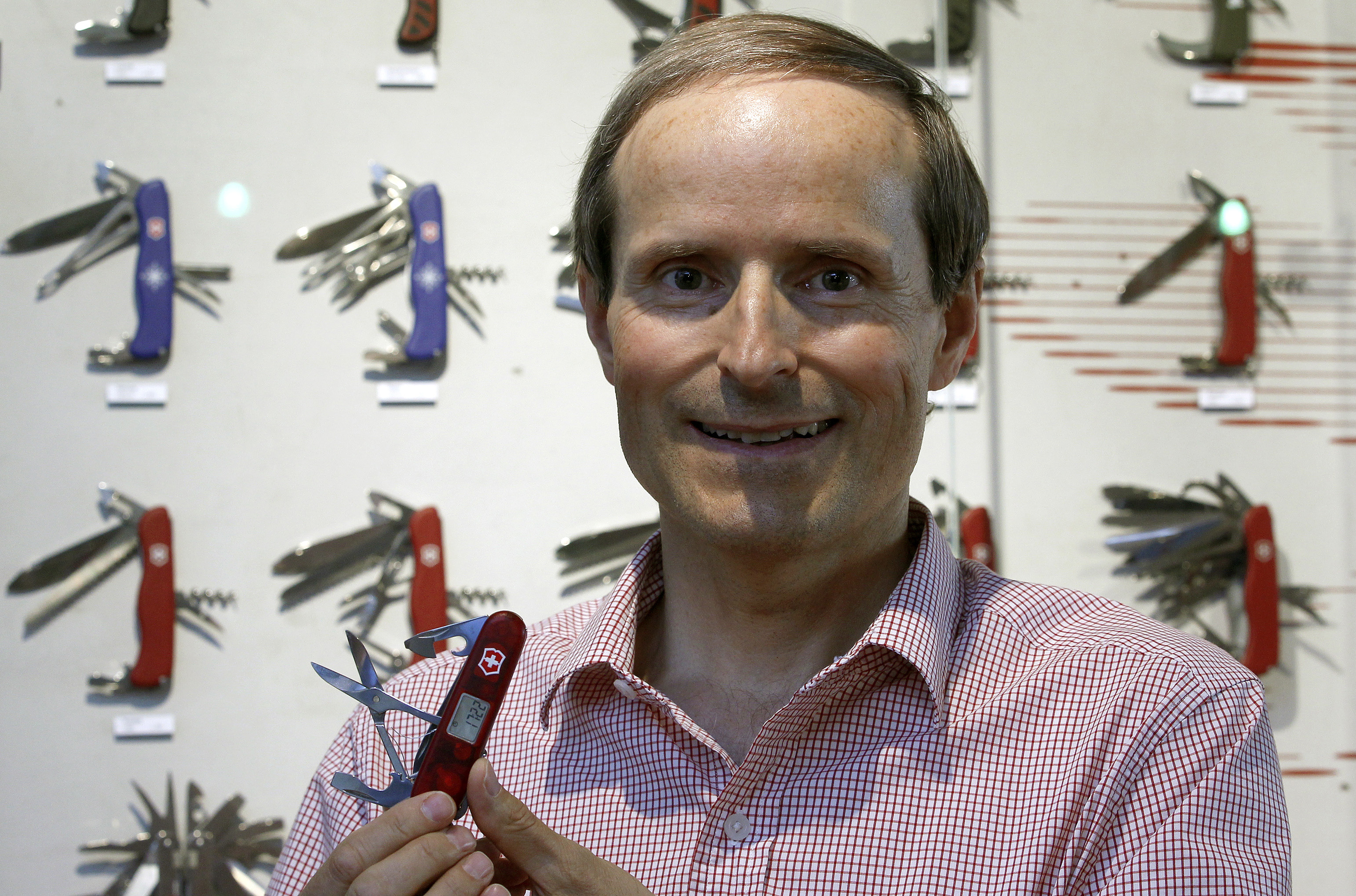 Carl Elsener, CEO of Swiss knife manufacturer Victorinox. ©REUTERS/Arnd Wiegmann