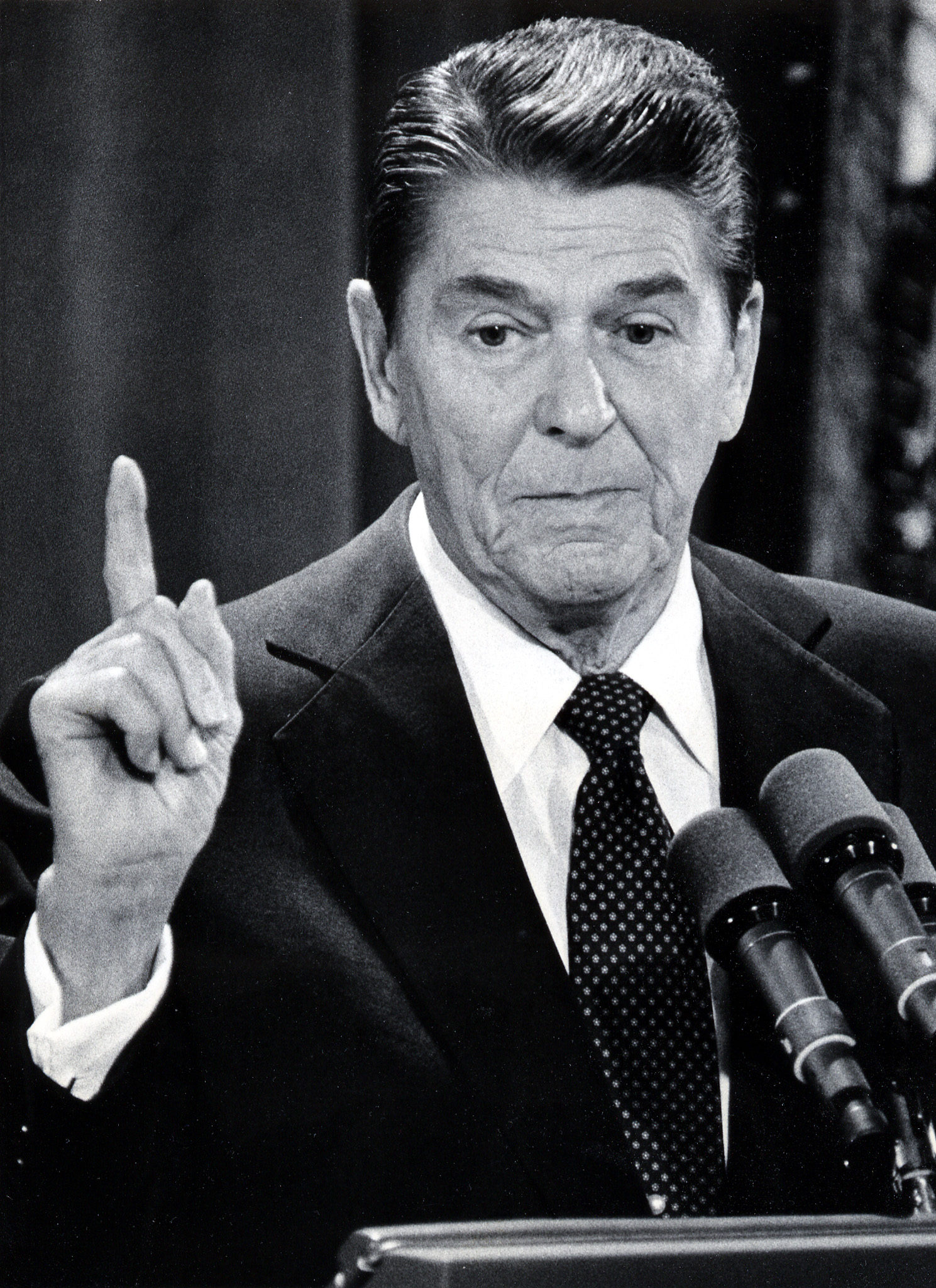U.S president Ronald Reagan (in office 1981-1989). ©REUTERS/Mal Langsdon 