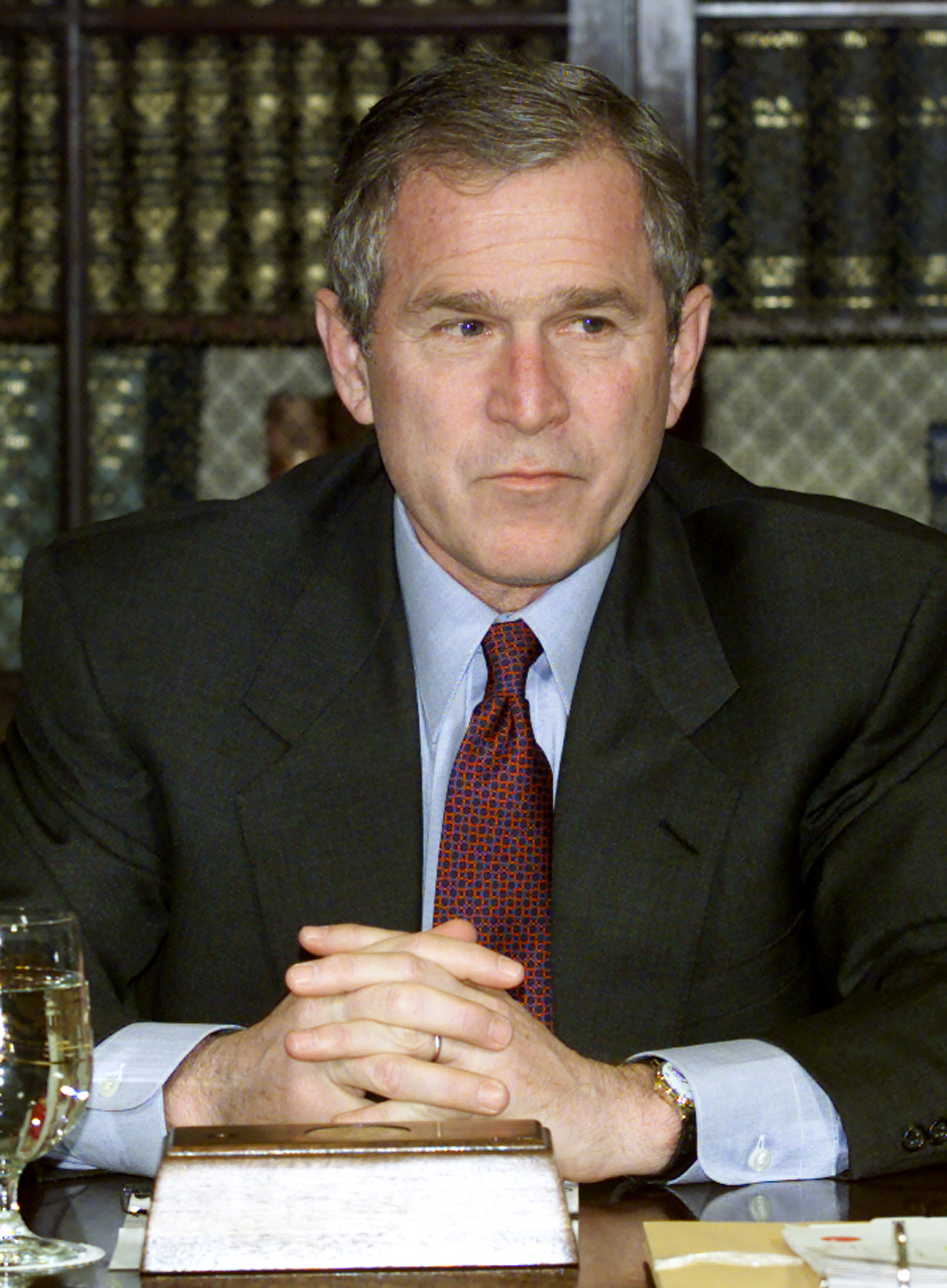 President George W. Bush (served in 2001-2009). ©REUTERS/William Philpott