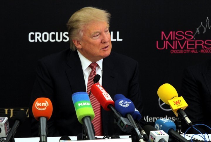 Owner of the <i>Miss Universe</i> contest Donald Trump.  ©Aizhan Tugelbayeva