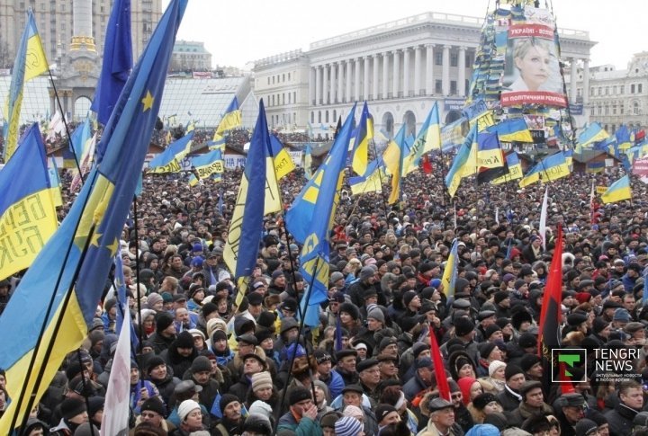 The rally of 1 million people was held at the Independence Sqaure on December 8. ©Vladimir Prokopenko