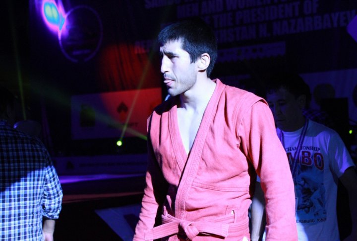 World Champion 2013 in Combat Sambo Arman Ospanov won the World Cup Stage in Almaty. ©Ed G
