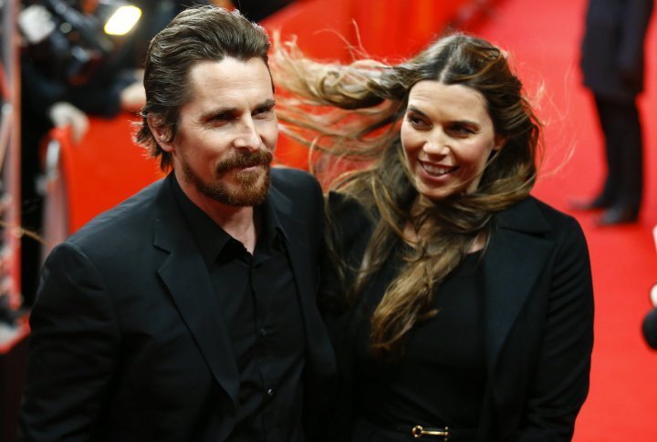 Christian Bale with his wife Sibi Blazic on the red carpet of the Berlinale. ©Reuters