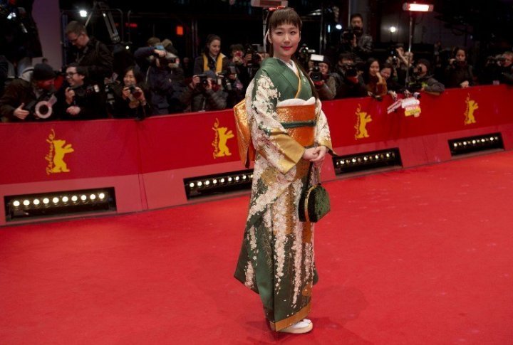 Japanese actress Haru Kuroki at the Berlinale. ©Reuters