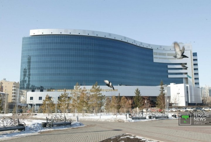 Headquarters of the Finance Ministry of Kazakhstan. ©Mansur Khamit