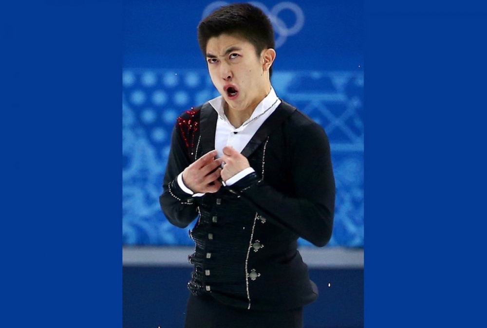 Chinese figure-skater Yan Han. ©getty images