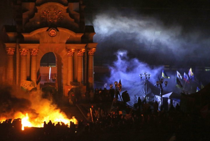 The Maidan at night time. ©Reuters