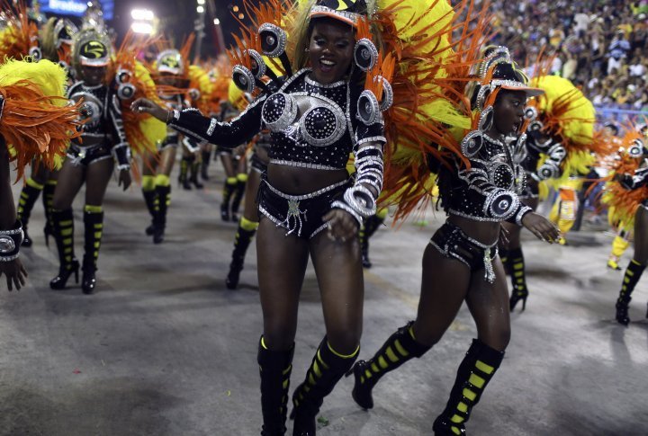 Revellers of the Sao Clemente samba school. ©Reuters