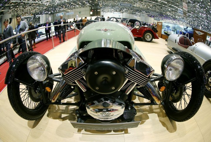British automaker founded back in 1909 decided to present a 21st century version of its three-wheeler  ©REUTERS