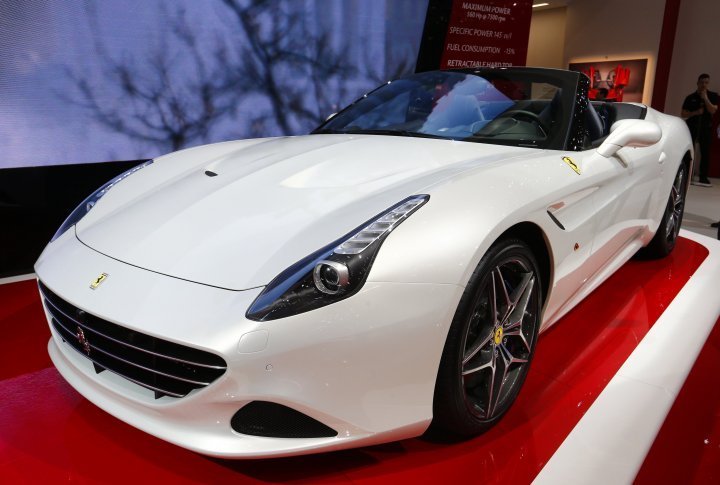 Italian Ferrari California T is Maranello-based company's first turbo model on offer. ©REUTERS