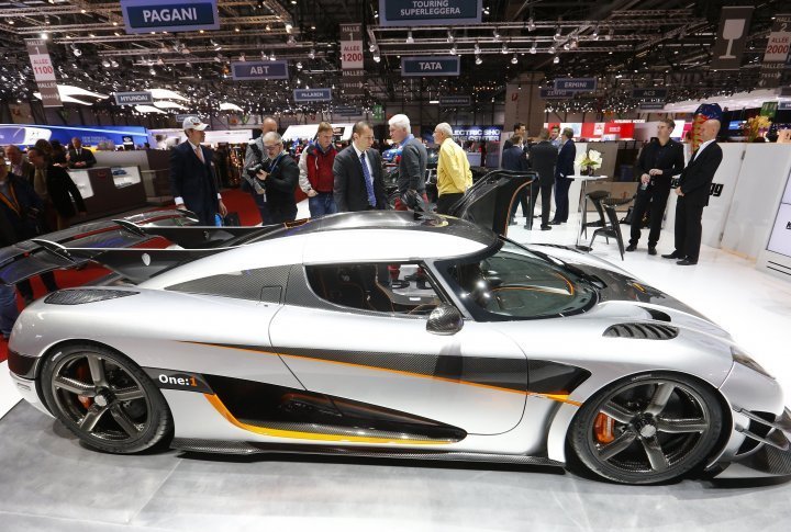 Koenigsegg Agera One. Swedish automaker claims a potential top speed of more than 273 mph. Only six samples were presented, and all of them were pre-sold.  ©REUTERS