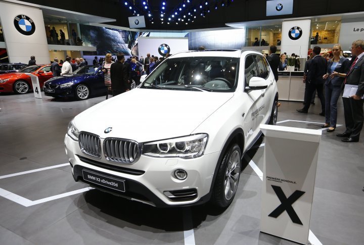 BMW X3 xDrive20d has new bumpers and headlights, redesigned side mirrors and new alloy wheels. ©REUTERS