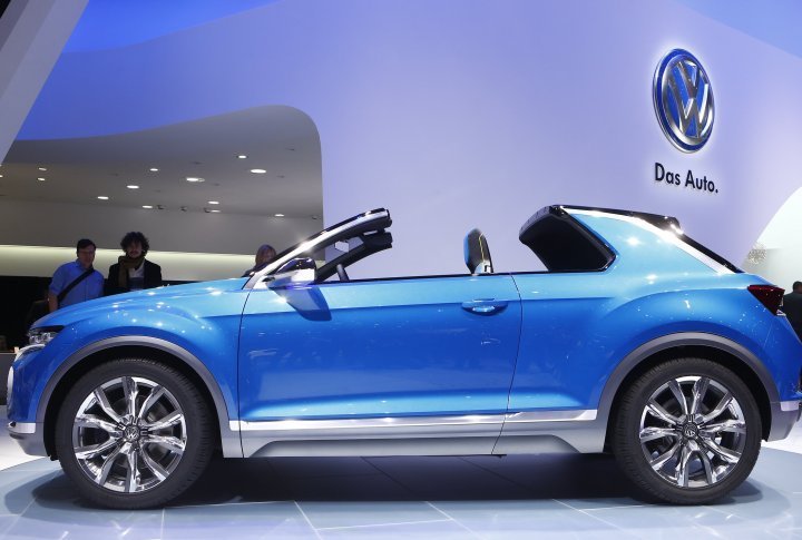 Volkswagen presented Volkswagen T-ROC equipped with a 2.0-liter turbo diesel with 182-horsepower. ©REUTERS